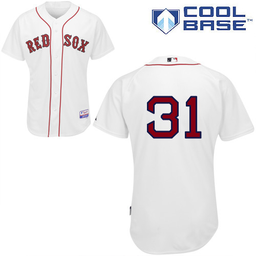 Jon Lester #31 Youth Baseball Jersey-Boston Red Sox Authentic Home White Cool Base MLB Jersey